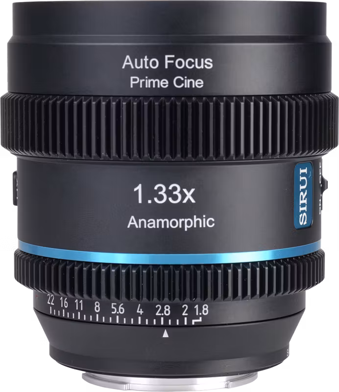 Sirui 20mm T1.8 1.33X S35 AF Anamorphic Lens_Blue Flare Fuji X