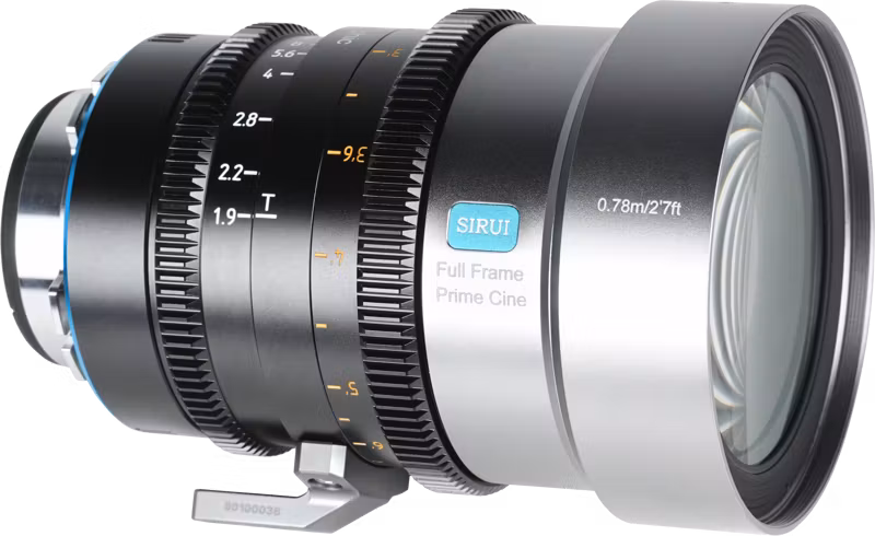 Sirui IronStar T1.9 1.5x Anamorphic Full Frame Cine Lenses 60mm_Blue Flare ARRI PL/Canon EF