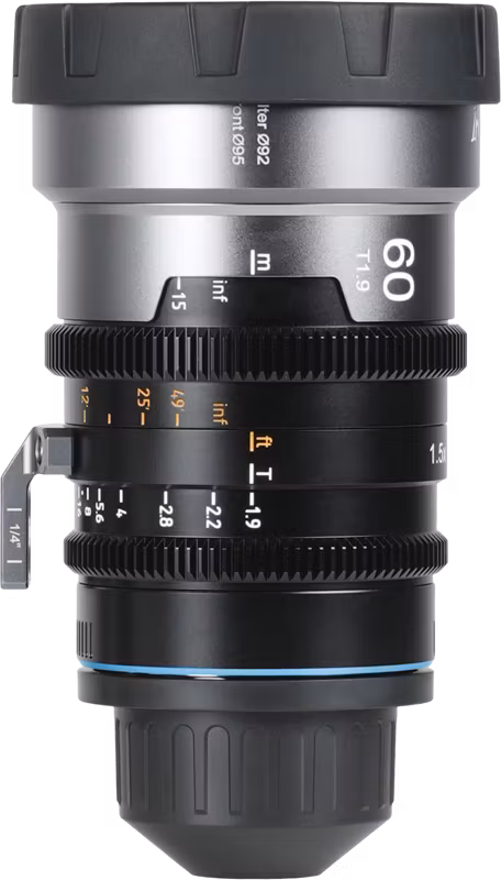 Sirui IronStar T1.9 1.5x Anamorphic Full Frame Cine Lenses 60mm_Blue Flare ARRI PL/Canon EF