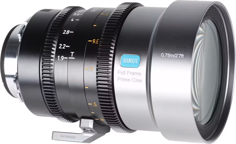 Sirui IronStar T1.9 1.5x Anamorphic Full Frame Cine Lenses 60mm_Neutral Flare ARRI PL/Canon EF