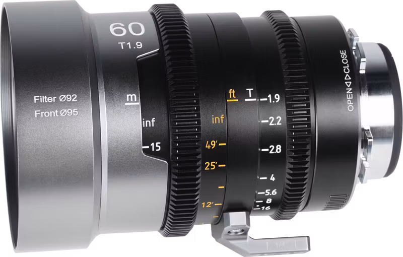 Sirui IronStar T1.9 1.5x Anamorphic Full Frame Cine Lenses 60mm_Neutral Flare ARRI PL/Canon EF