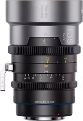 SIRUI IronStar T1.9 1.5x Anamorphic Full Frame Cine Lenses 135mm Neutral Flare ARRI PL/ Canon EF