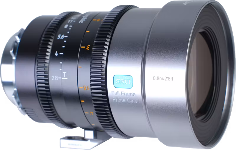 SIRUI IronStar T1.9 1.5x Anamorphic Full Frame Cine Lenses 135mm Neutral Flare ARRI PL/ Canon EF