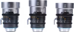 SIRUI IronStar T1.9 1.5x Anamorphic Full Frame Cine Lenses 3-lens Kit (75/100/135) Blue