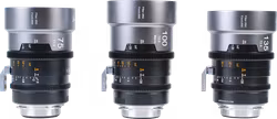 SIRUI IronStar T1.9 1.5x Anamorphic Full Frame Cine Lenses 3-lens Kit (75/100/135) Neutral
