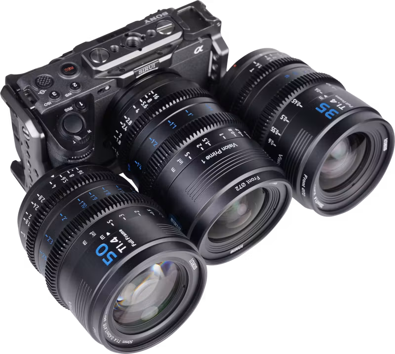 Sirui Vision Prime 1 Series T1.4 Full Frame Cine Lens Kit with 24mm/35mm/50mm Native E Mount, Black – bild 3
