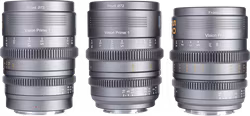 Sirui Vision Prime 1 Series T1.4 Full Frame Cine Lens Kit with 24mm/35mm/50mm Native E Mount, Metal