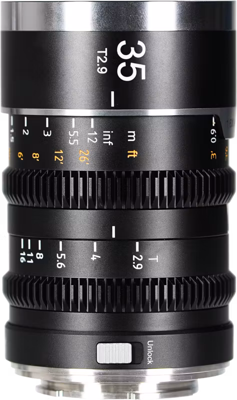 SIRUI Saturn Series Anamorphic Lens V2 35mm, Black, Nikon Z