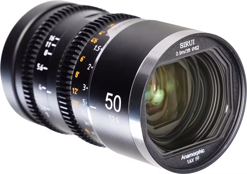 SIRUI Saturn Series Anamorphic Lens V2 50mm, Black, L-mount – bild 3