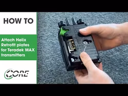 CORE Helix High Voltage Retrofit Kit for Teradek MAX Transmitter, B-mount, 12v regulated output for transmitter