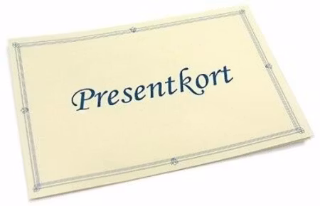 Presentkort - välj belopp nedan