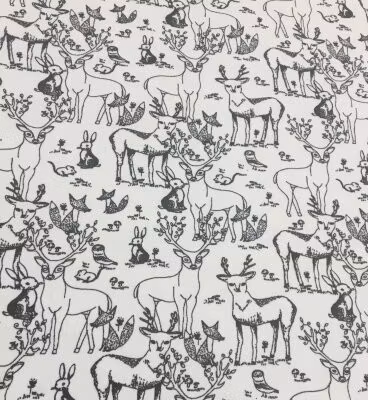 Skogsdjur Bomullsjersey EKOLOGISK