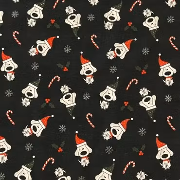 Julhundar Bomullsjersey