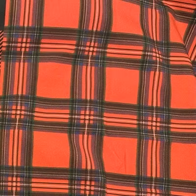 FÖRHANDSBOKNING- Skotskrutig Bomullsjersey