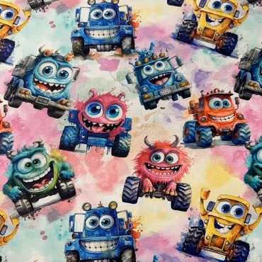 Goa monstertruckar Bomullsjersey