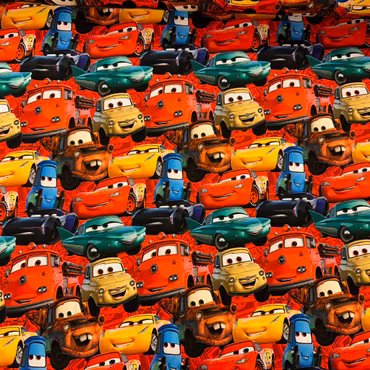 Blixten McQueen 2, licensskyddad, Bomullsjersey