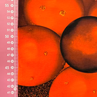 Stora röda julkulor, bomullsjersey