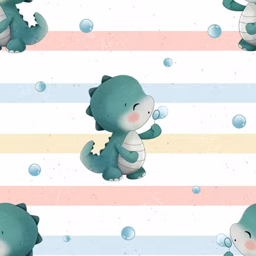 Dinoblås, bomullsjsersey