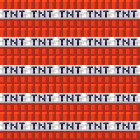TNT, Minecraftinspirerad bomullsjersey - 4 veckors leveranstid