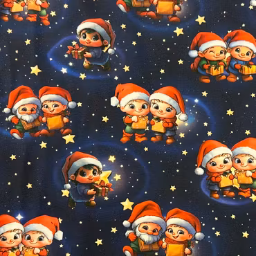 Söta tomtenissar, bomullsjersey