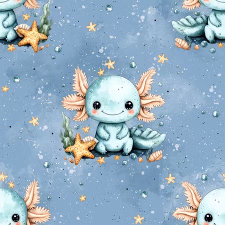 Förbokning - Axolotl, bomullsjersey