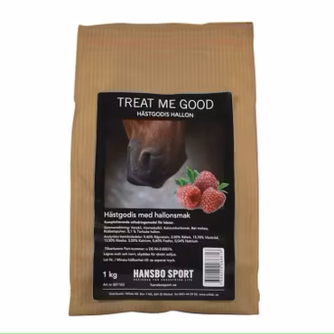Hästgodis Hansbo Sport "Treat me good" med Hallonsmak