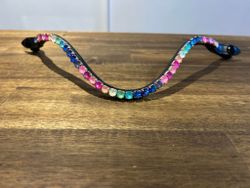 Masego Horsewear Pannband Rainbow SVART FULL