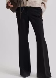 Fique flared trousers