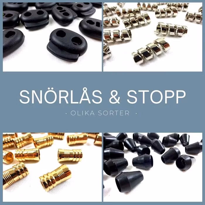 Snörlås, stopp m. m. - Jonic Textil AB