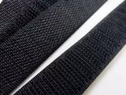 B340 Kardborrband 30 mm svart (hård) (25 m)