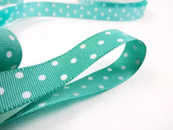 B438 Ripsband Prick 16 mm grön (11 m)