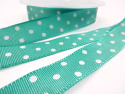 B438 Ripsband Prick 16 mm grön (11 m)