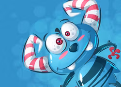 T6647 Joggingtyg Monster rosa (40 x 50 cm) 5-pack