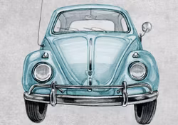 T6616 Joggingtyg Blå bil (40 x 50 cm) 5-pack