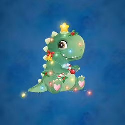 T6454 Joggingtyg Julig dinosaur (40 x 50 cm) 5-pack