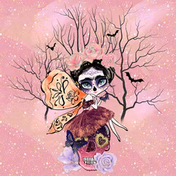 T6402 Joggingtyg Fladdermusfe rosa (40 x 50 cm) 5-pack