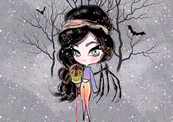 T6401 Joggingtyg Fladdermusfe grå (40 x 50 cm) 5-pack