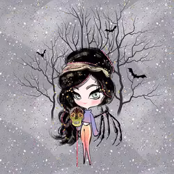 T6401 Joggingtyg Fladdermusfe grå (40 x 50 cm) 5-pack