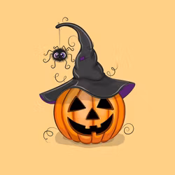 T6393 Joggingtyg Halloween pumpa (40 x 50 cm) 5-pack