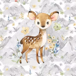T6310 Joggingtyg Rådjurskid sommar (40 x 50 cm) 5-pack