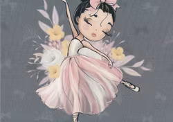 T6288 Joggingtyg Ballerina grå (40 x 50 cm) 5-pack