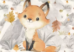 T6167 Joggingtyg Rävunge (40 x 50 cm) 5-pack