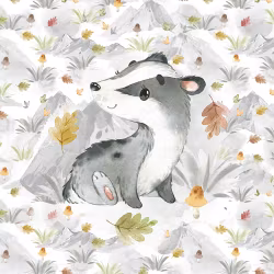 T6166 Joggingtyg Grävlingsunge (40 x 50 cm) 5-pack