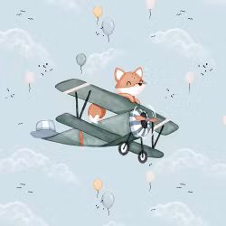 T6131 Joggingtyg Flygplansräv (40 x 50 cm) 5-pack