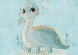 T5567 Joggingtyg Dinosaurieunge (40 x 50 cm) 5-pack