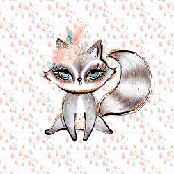 T5049 Joggingtyg Vildmarksliv tvättbjörn (40 x 50 cm) 5-pack