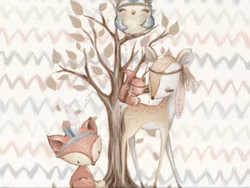 T5036 Joggingtyg Campingvänner (40 x 50 cm) 5-pack