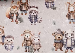 T6781 Joggingtyg Mysiga vinterdjur (5 m)