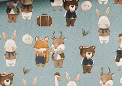 T6733 Joggingtyg Djurvänner (5 m)