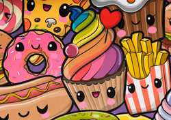 T6681 Joggingtyg Glad mat (5 m)